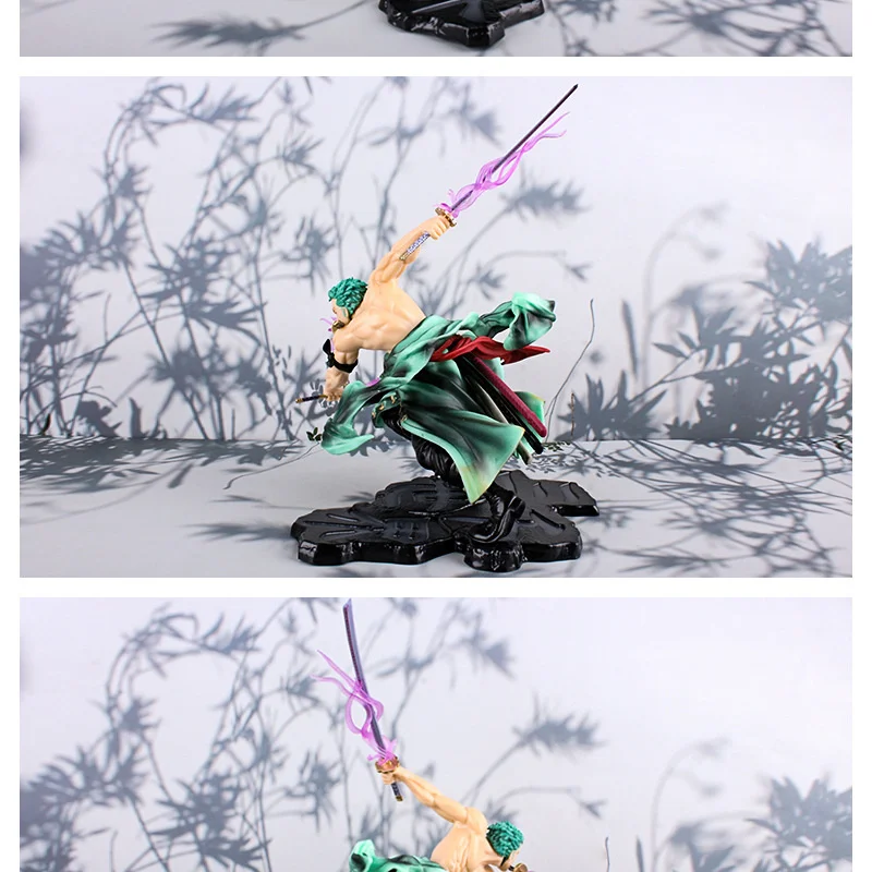 2 Colors One Piece Animation Action Figure Roronoa Zoro Model 26cm PVC