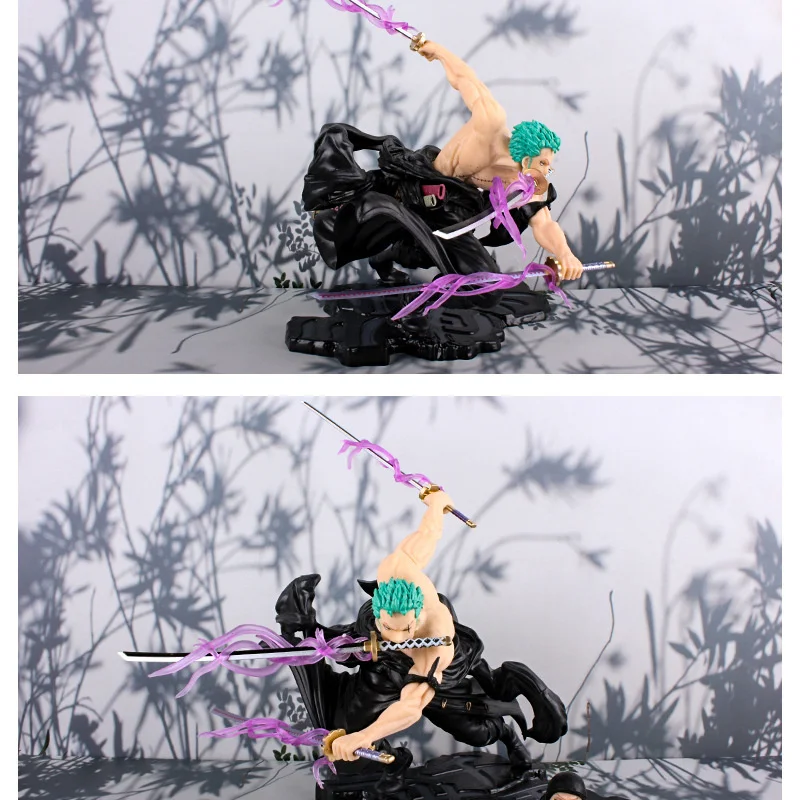 2 Colors One Piece Animation Action Figure Roronoa Zoro Model 26cm PVC