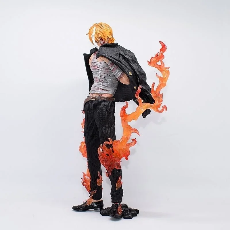 One Piece GK Vinsmoke Sanji Action Figure Model 28cm PVC