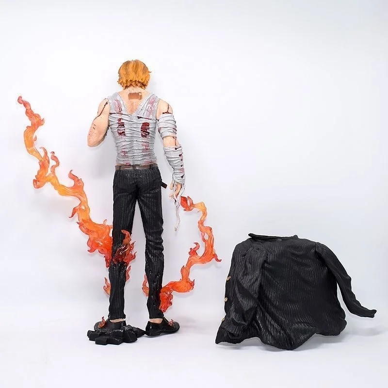 One Piece GK Vinsmoke Sanji Action Figure Model 28cm PVC