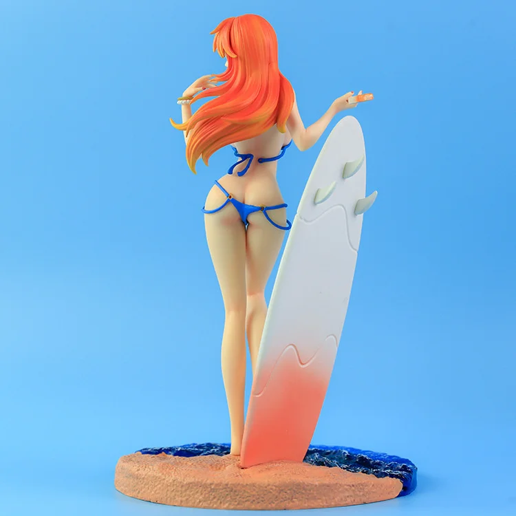 One Piece Figure Swimsuit Nami Sexy Girl Figurine Toys 33cm