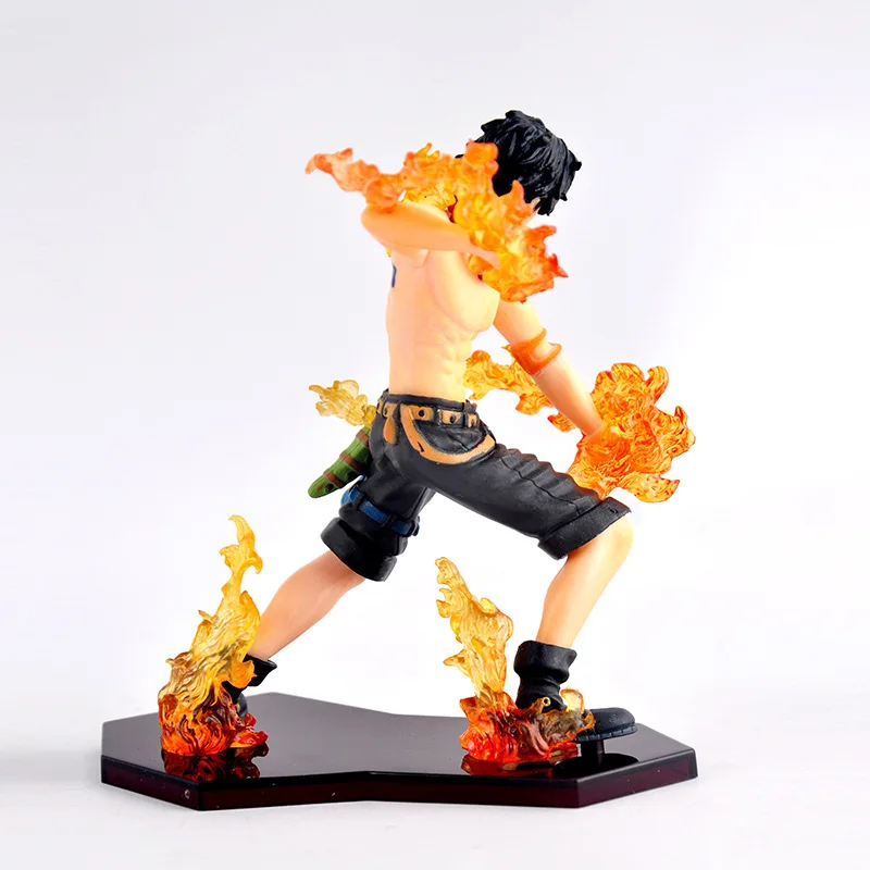 One Piece Figure Running Model Monkey D Luffy Portgas Ace Sabo Backpack Three Brothers PVC