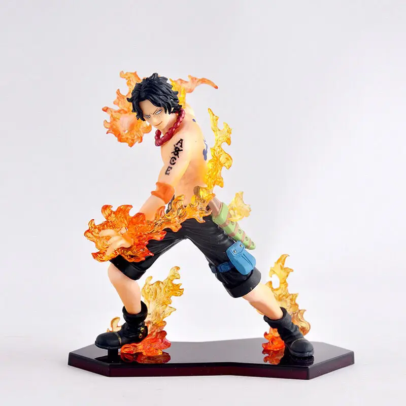 One Piece Figure Running Model Monkey D Luffy Portgas Ace Sabo Backpack Three Brothers PVC