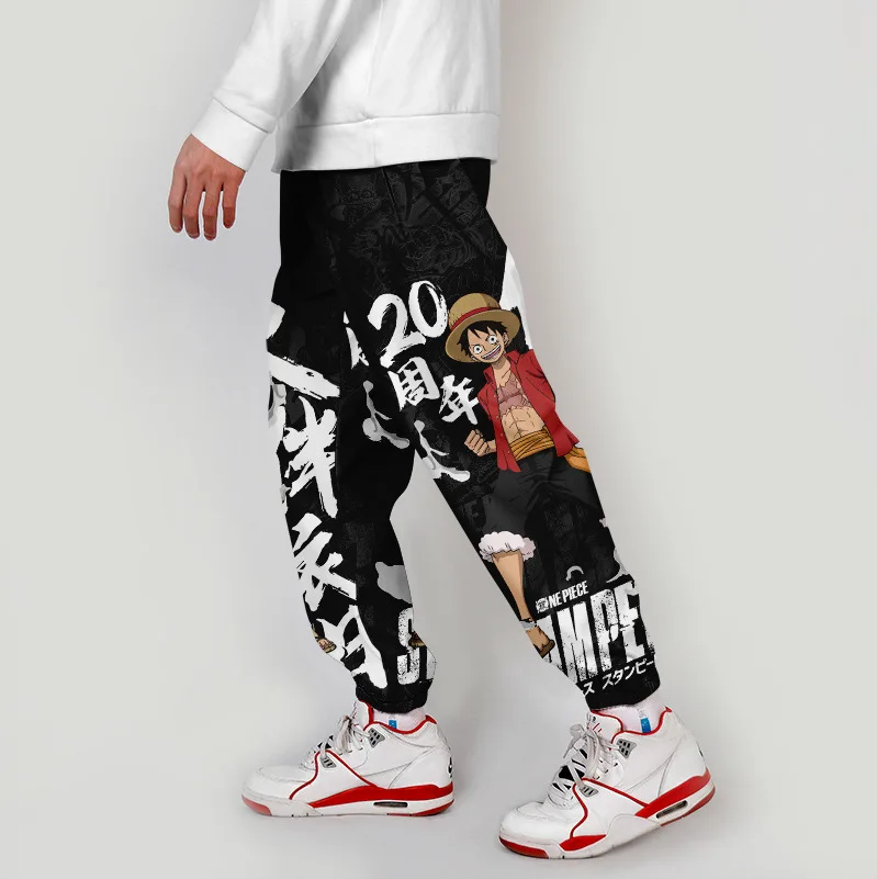 ONE PIECE Pants Sweatpants Harajuku Monkey D. Luffy Roronoa Zoro