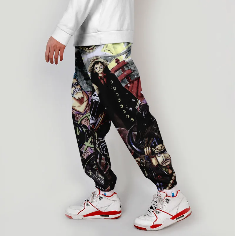 ONE PIECE Pants Sweatpants Harajuku Monkey D. Luffy Roronoa Zoro