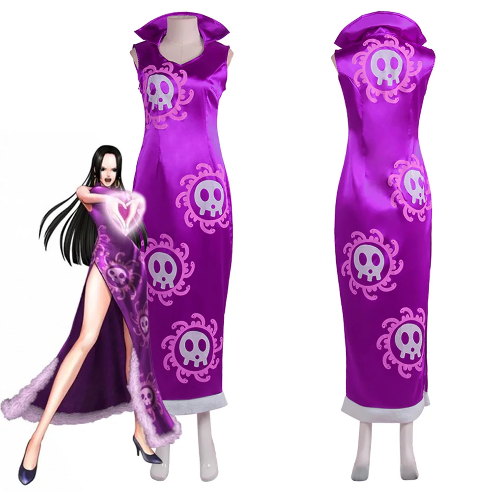 One Piece Boa Hancock Cosplay Costume Dress