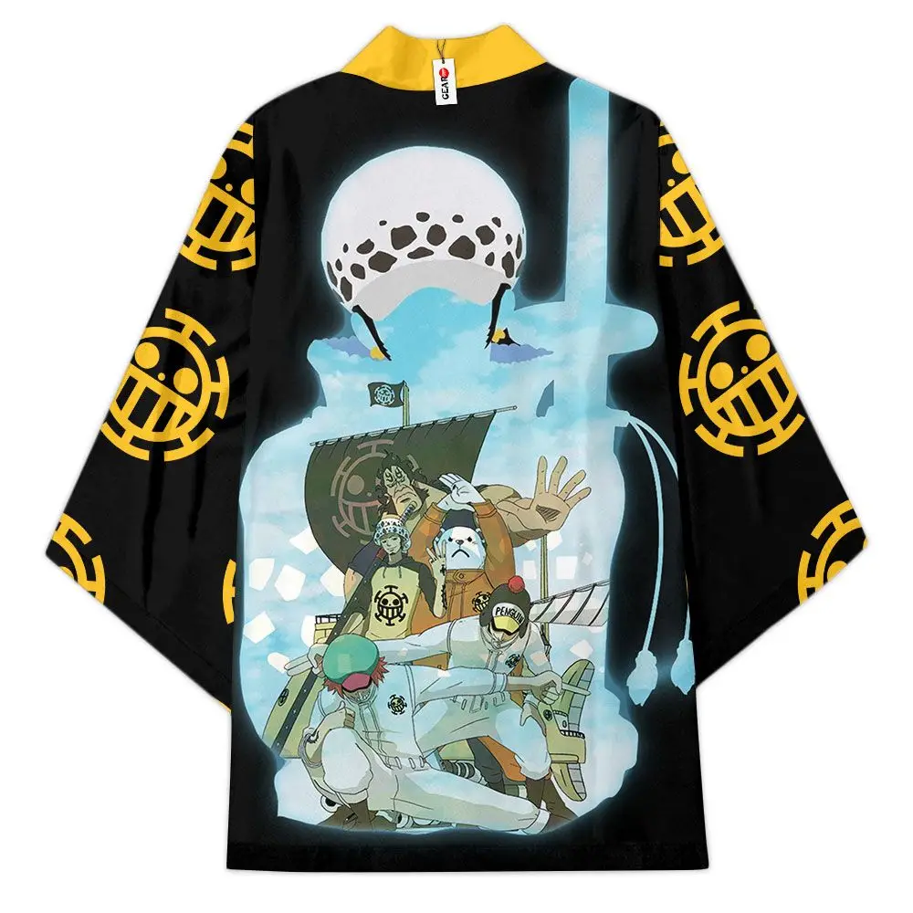 ONE PIECE Roronoa Zoro Kimono Monkey D Luffy Haori Teens Jacket Edward Newgate