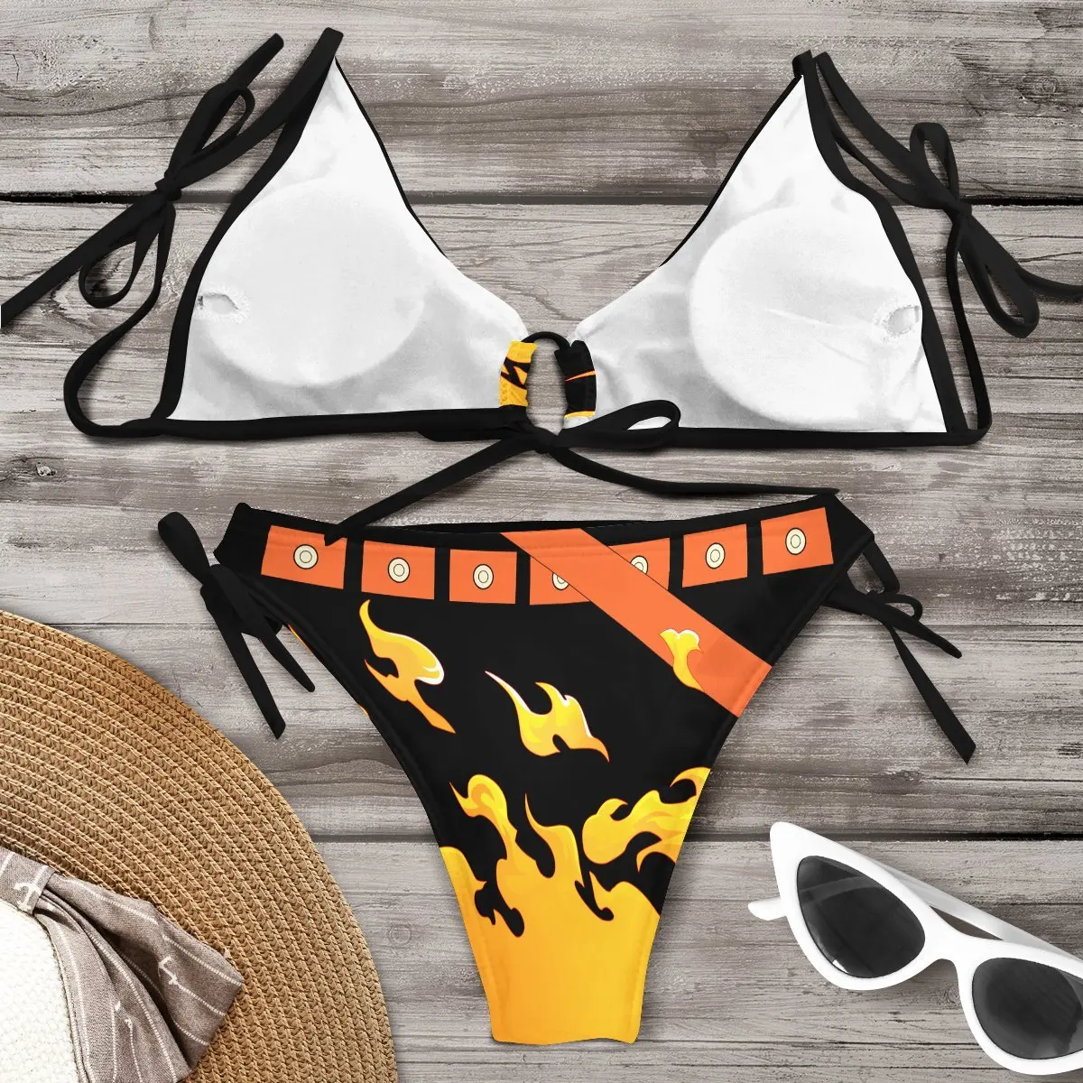 ONE PIECE Portgas D Ace Swimsuit Women Bikini