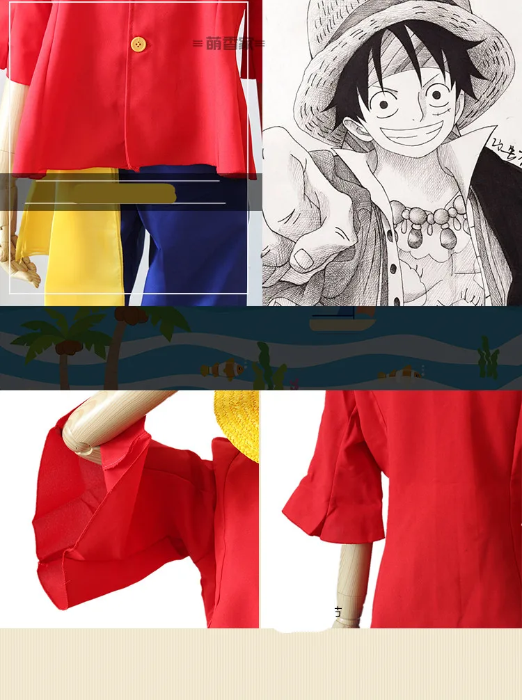 One Piece Monkey D. Luffy Costume