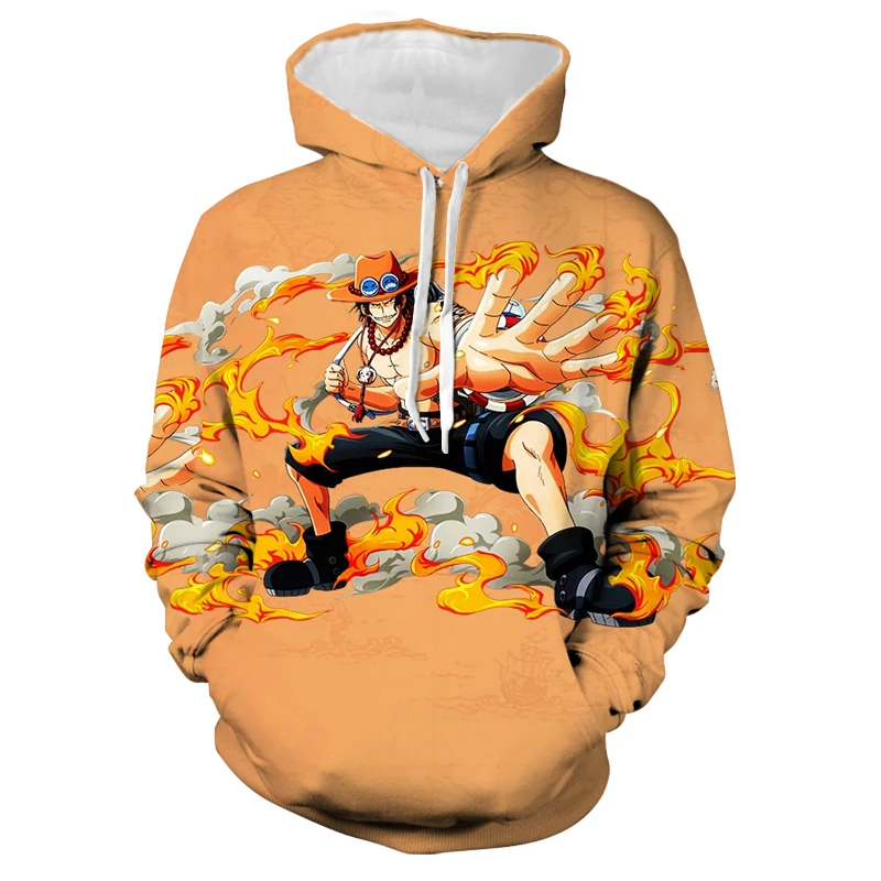 One Piece Hoodie Men's Long Sleeve Sweater Harajuku Clothing