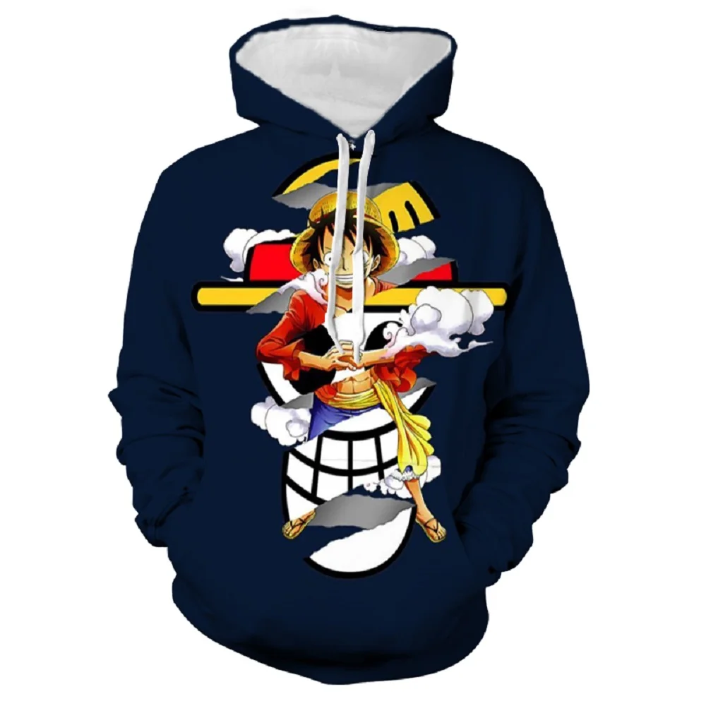 One Piece Hoodie Men's Long Sleeve Sweater Harajuku Clothing