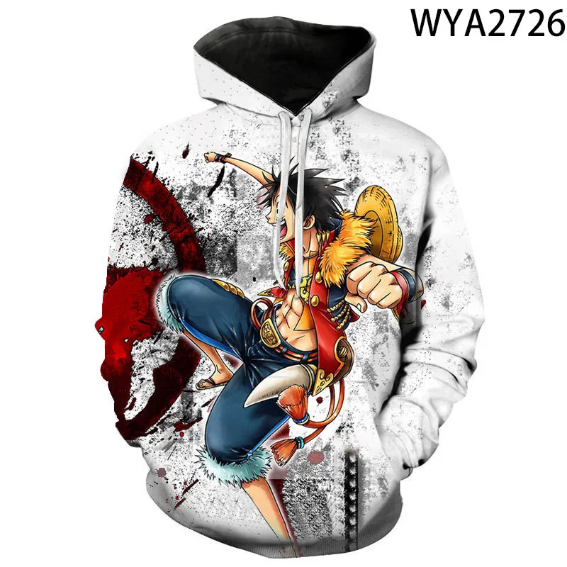 One Piece Luffy Hoodies 3D Printed Men Women