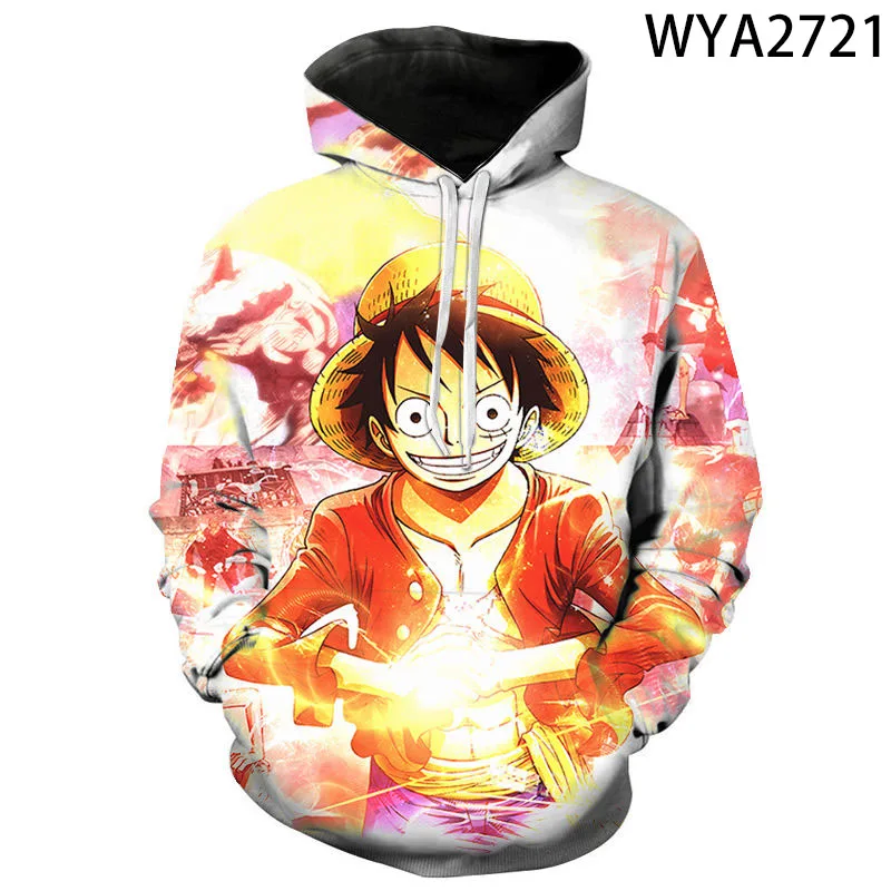 One Piece Luffy Hoodies 3D Printed Men Women