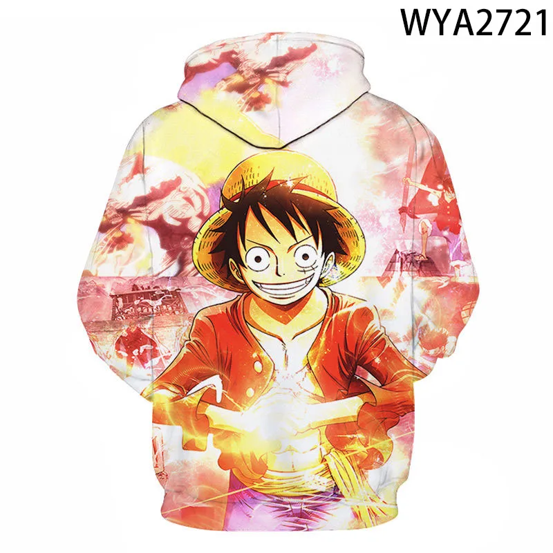 One Piece Luffy Hoodies 3D Printed Men Women