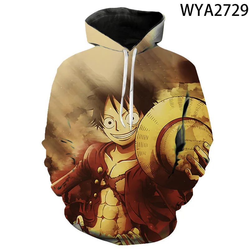 One Piece Luffy Hoodies 3D Printed Men Women