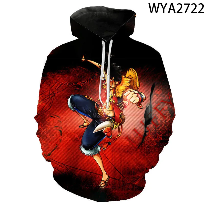 One Piece Luffy Hoodies 3D Printed Men Women