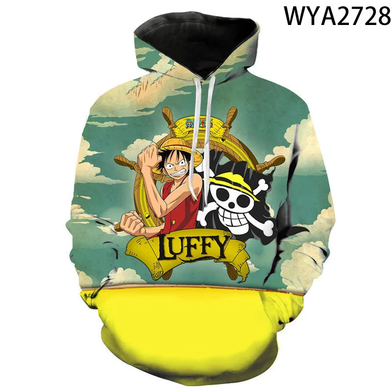 One Piece Luffy Hoodies 3D Printed Men Women