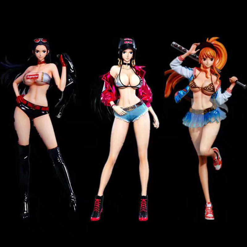 19CM One Piece Boa Hancock Sexy Swimwear Nami  Nico Robin Figure