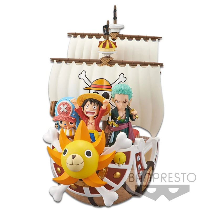 One Piece Mega Wcf Luffy Thousand Sunny 19Cm Action Figure