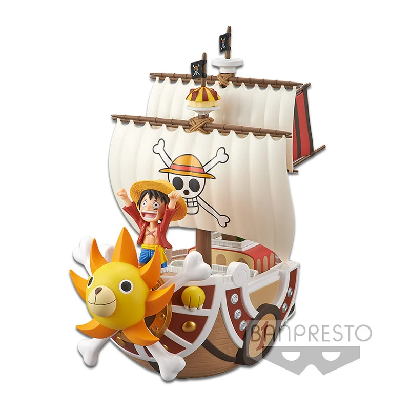 One Piece Mega Wcf Luffy Thousand Sunny 19Cm Action Figure