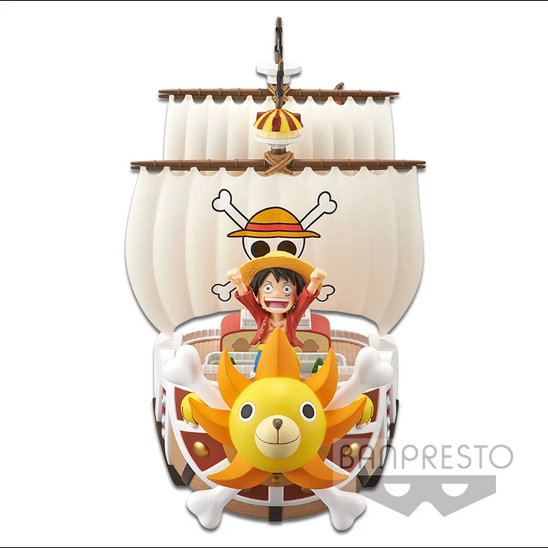 One Piece Mega Wcf Luffy Thousand Sunny 19Cm Action Figure