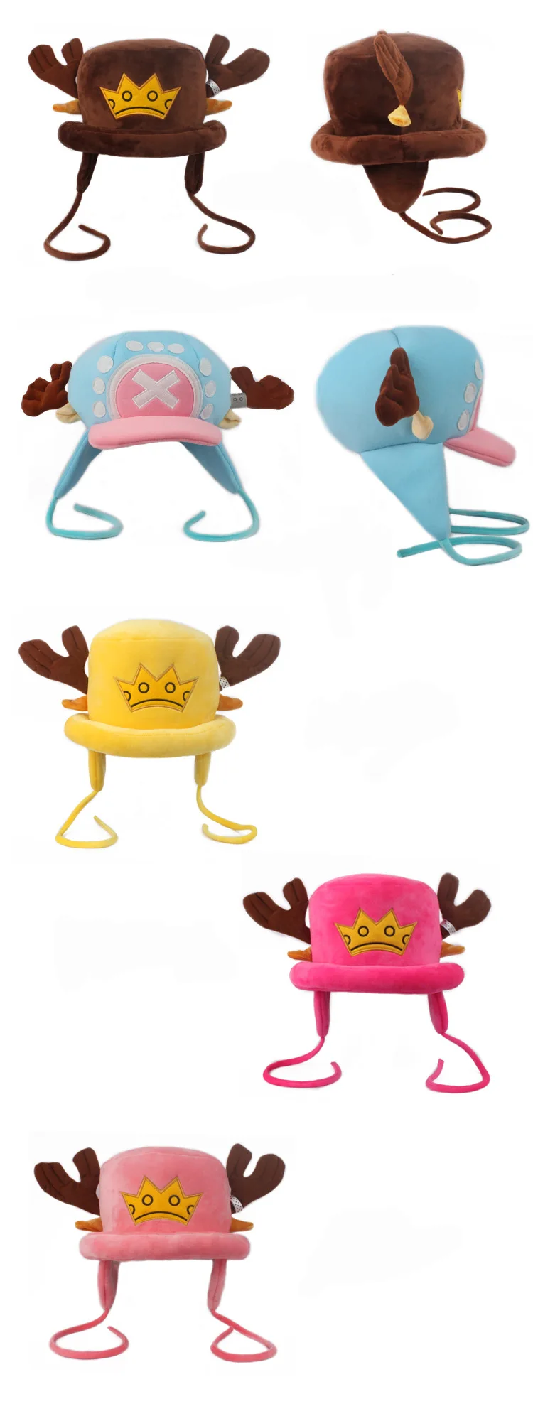 One Piece Plush Toys Tony Tony Chopper Plush Cotton Hat