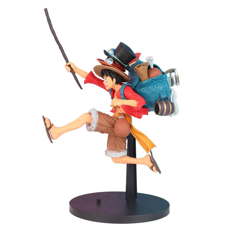 3 Styles One Piece 18-21CM Bag Running Sabo Ace Luffy