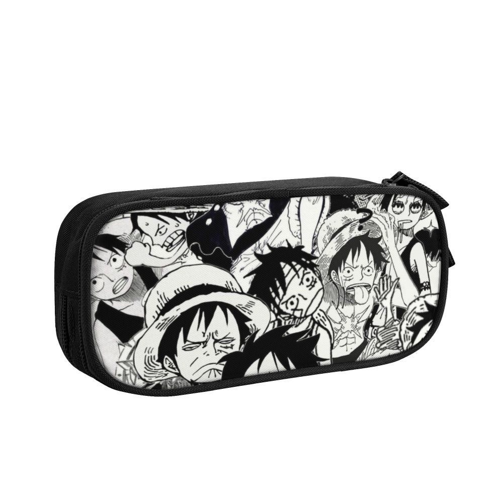 One Piece Luffy Pencil Cases Storage Pen Bag