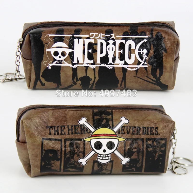 Pirates Kings Trafalgar Law Luffy Zoro PU Leather Pencil Pouch