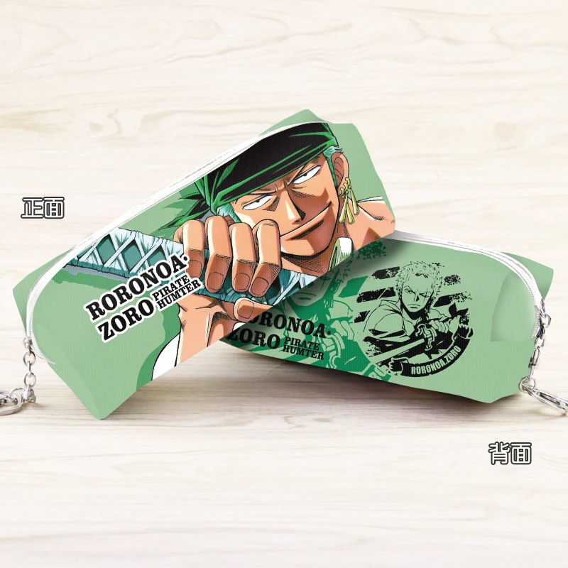 Pirates Kings Trafalgar Law Luffy Zoro PU Leather Pencil Pouch