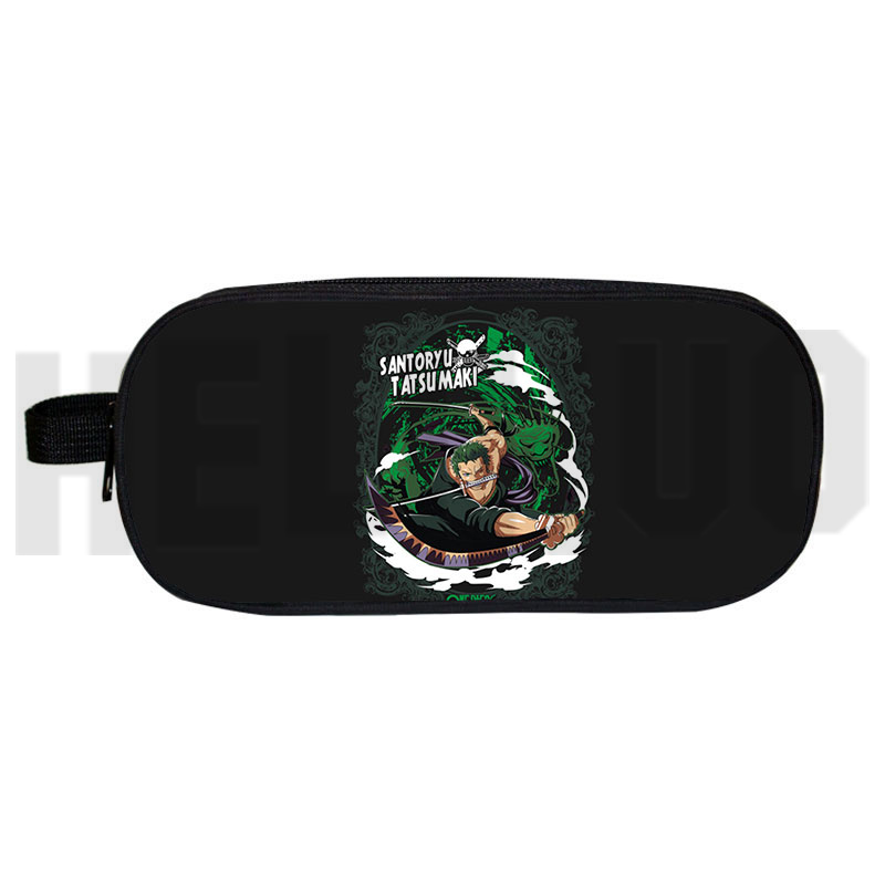 Luffy Zoro Stationery Storage Bag One Piece 3D Pencil Case