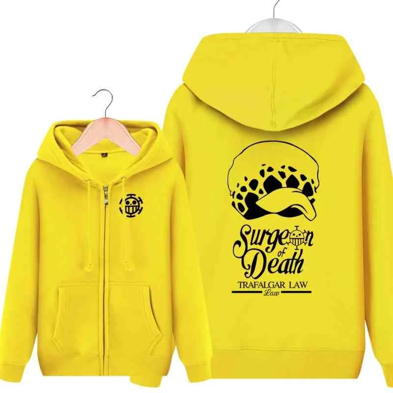 ONE PIECE Unisex Trafalgar Law Hat Hooded Hoodie