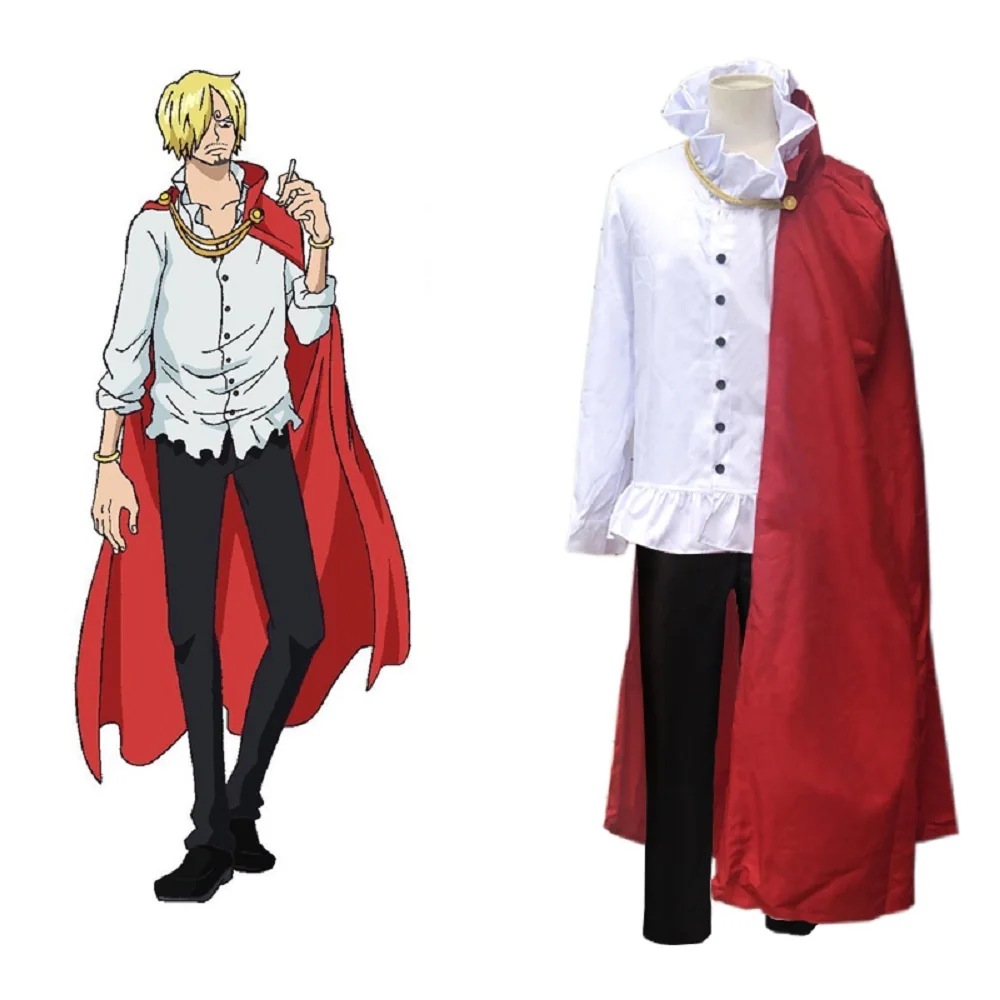 Vinsmoke Sanji Cosplay Costume Outfit