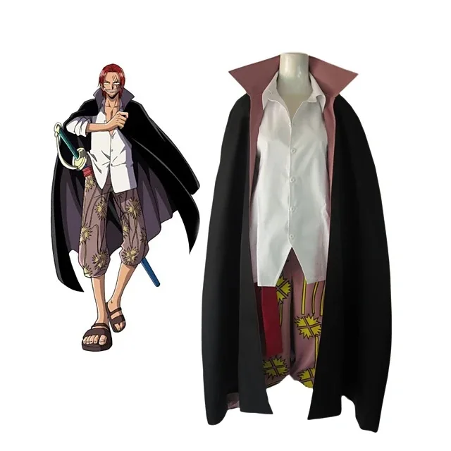 One Piece Shanks Cosplay Costume Full Sets