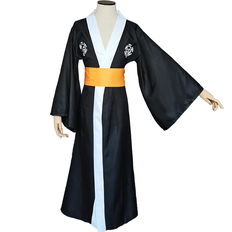 Trafalgar D Water Law Cosplay Costume Kimono Robe Full Suit