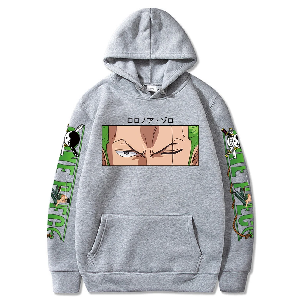 One Piece Luffy Zoro Oversized Sweatshirt Jacket