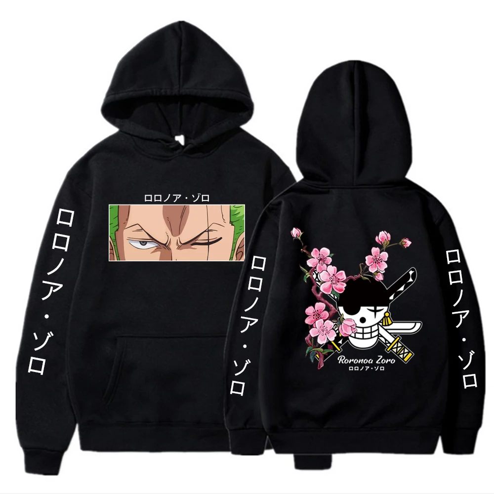 One Piece Luffy Zoro Oversized Sweatshirt Jacket