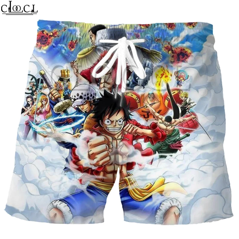 One Piece Beach Shorts 3D Print