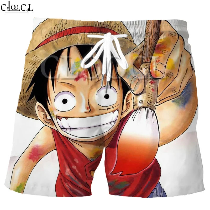 One Piece Beach Shorts 3D Print