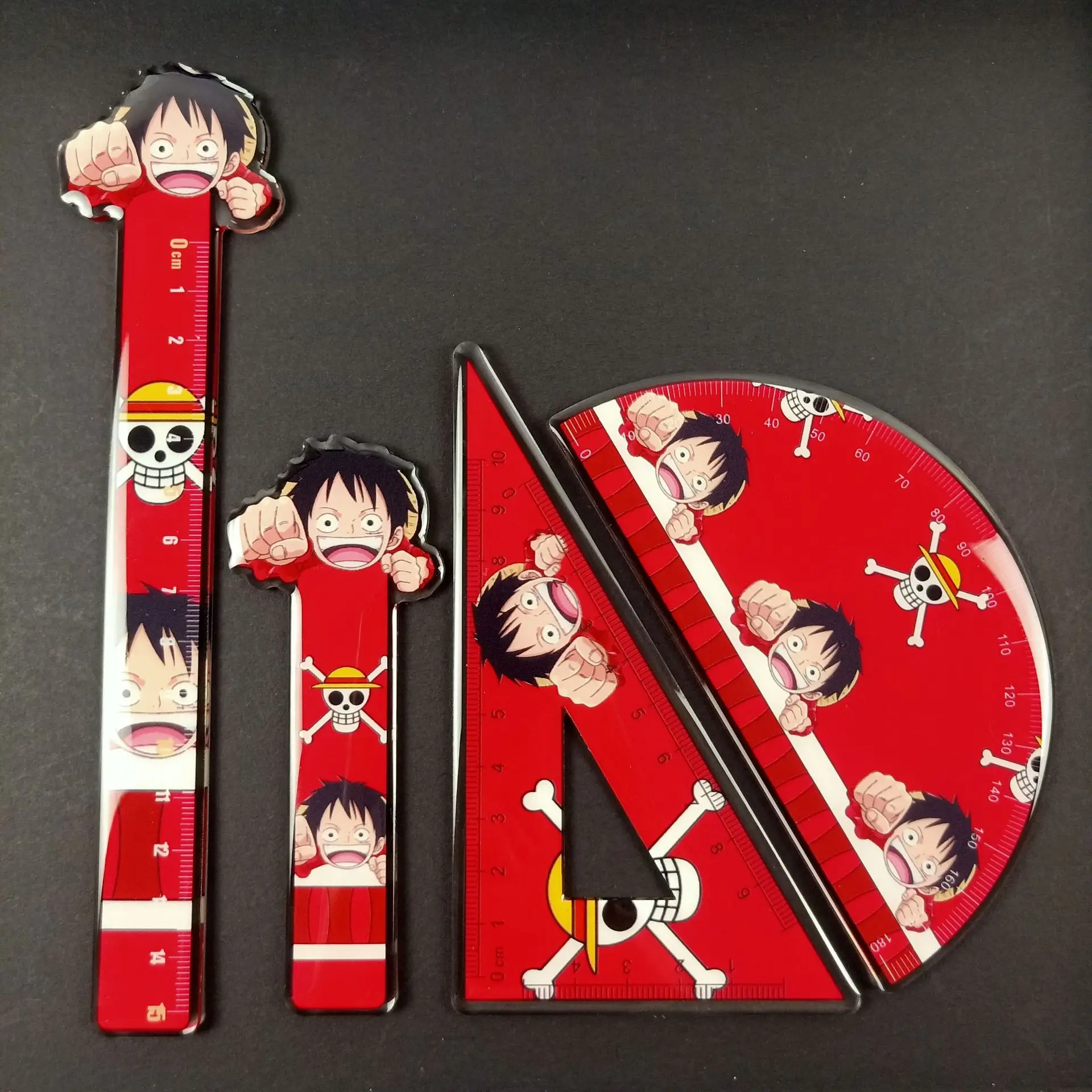 One Piece Luffy Zoro Chopper Rulers School Supplies