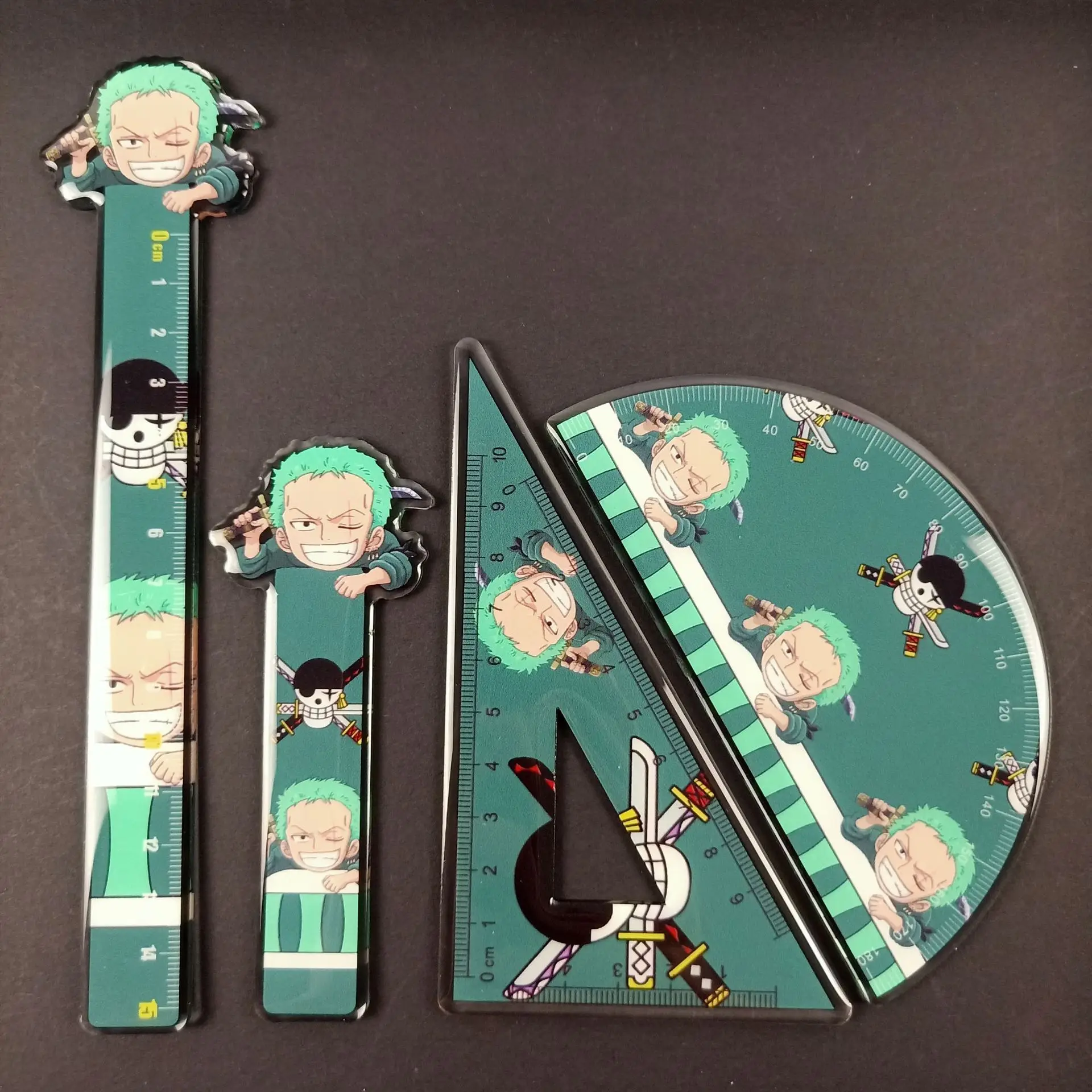 One Piece Luffy Zoro Chopper Rulers School Supplies