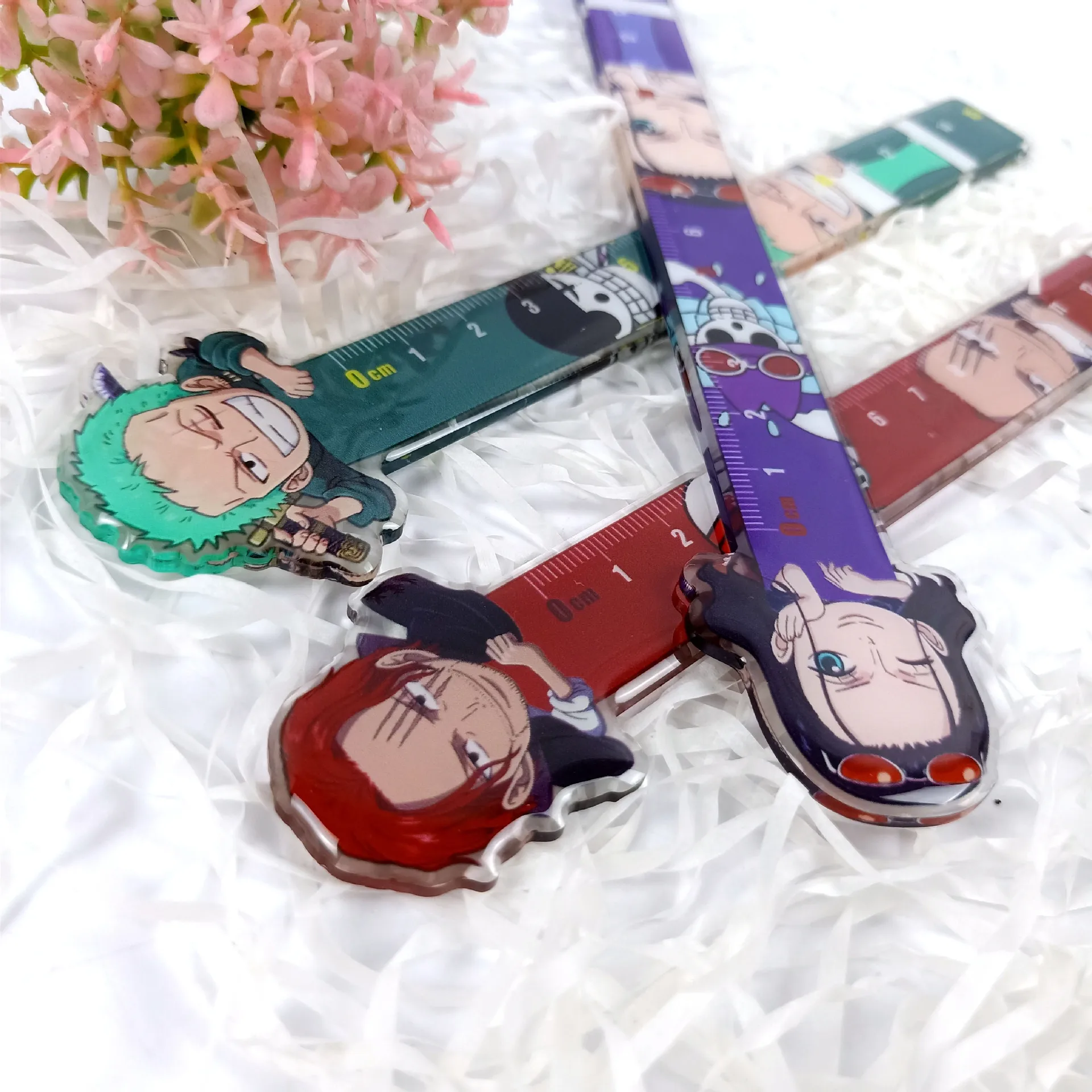 One Piece Luffy Zoro Chopper Rulers School Supplies