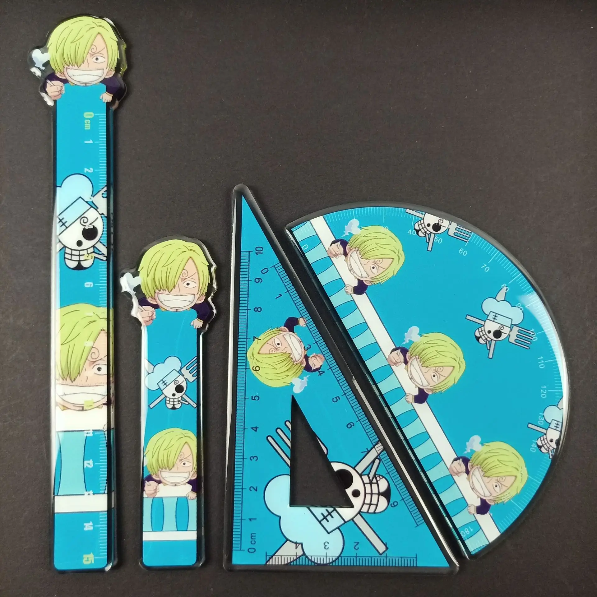 One Piece Luffy Zoro Chopper Rulers School Supplies