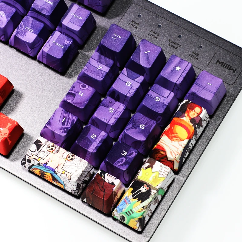 One Piece PBT Keycaps For MX Switch Mechanical Keyboard