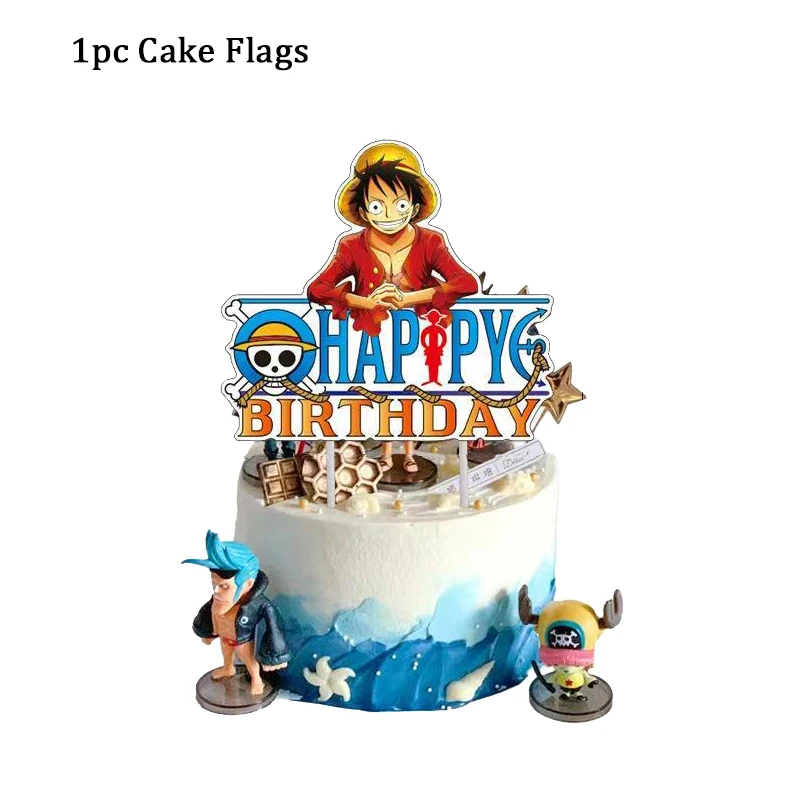 ONE PIECE Theme Kids Birthday Party Disposable Tableware