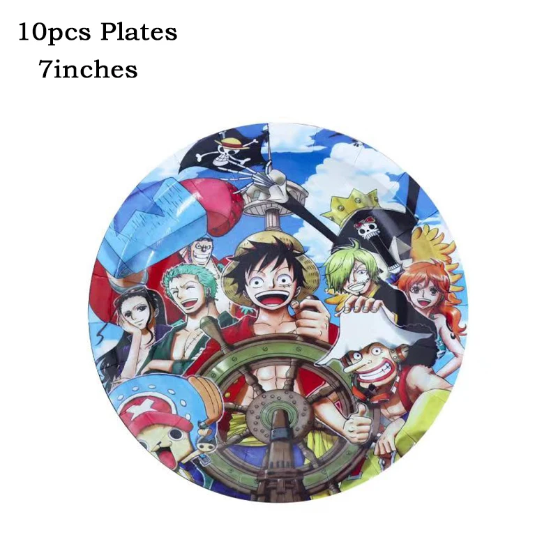 ONE PIECE Theme Kids Birthday Party Disposable Tableware