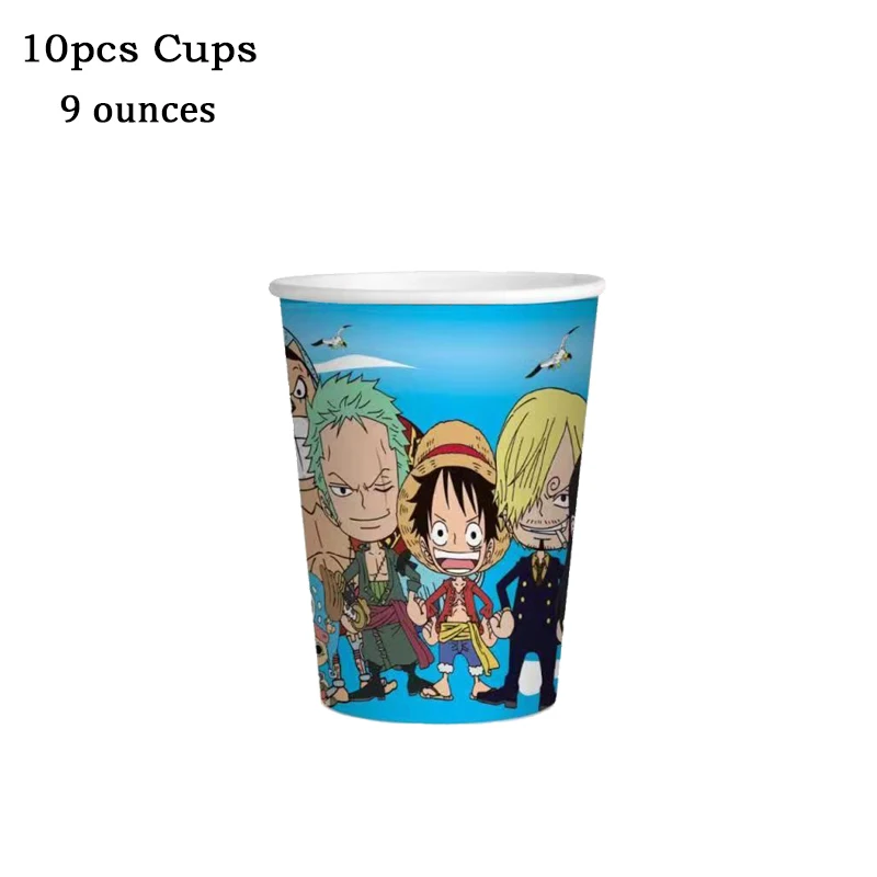 ONE PIECE Theme Kids Birthday Party Disposable Tableware