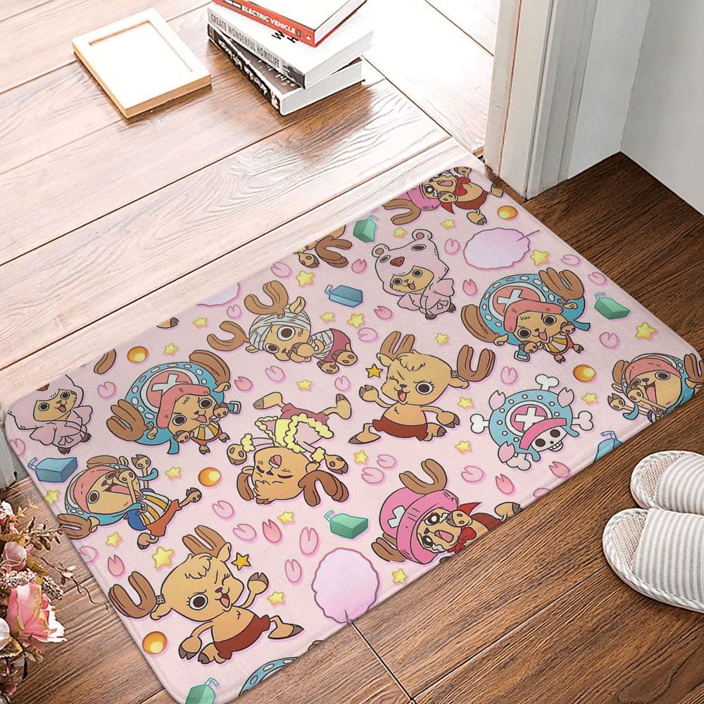 One Piece Monkey D. Luffy Non-slip Doormat Bath Mat TONY TONY Chopper Balcony Carpet Welcome Rug