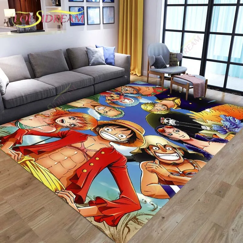 One Piece Ace Luffy Carpets for living room Rugs for Bedroom