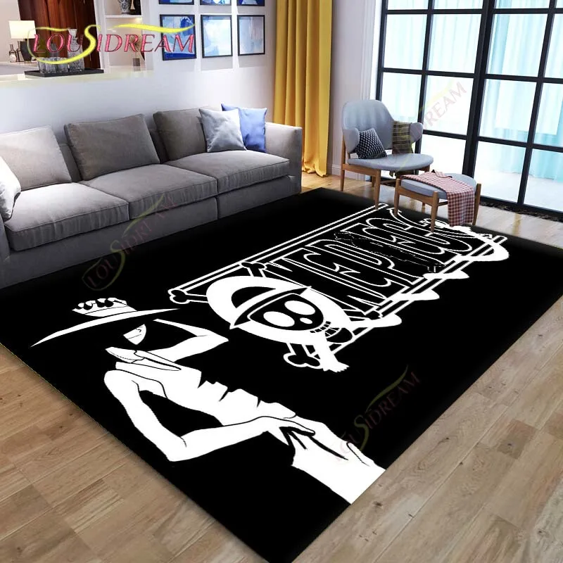 One Piece Ace Luffy Carpets for living room Rugs for Bedroom